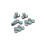 20 Pcs Guitar Fingerboard Markers Dots for Ukulele-Caibei 5mm 1