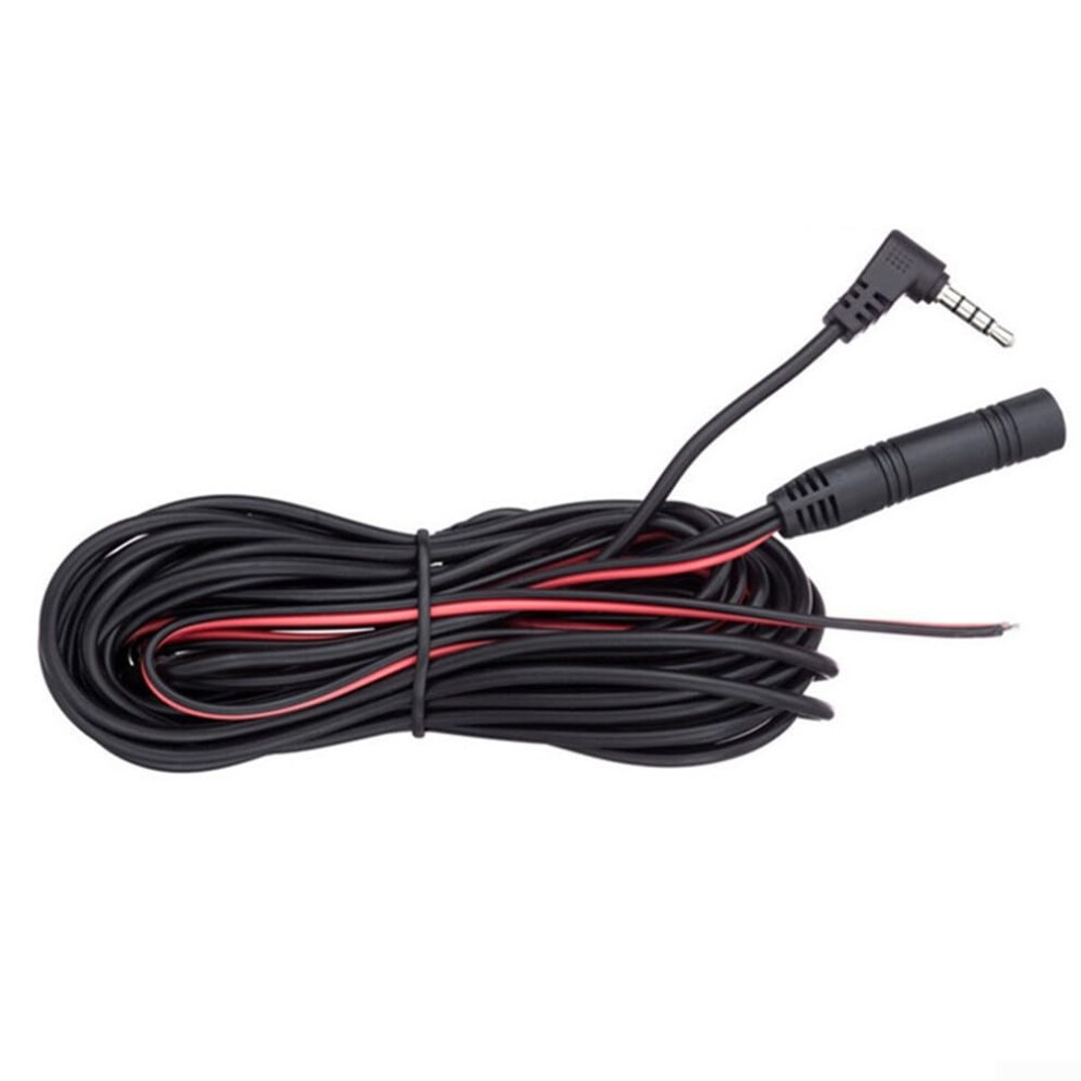 6M 5Pin Extension Cable For Car Dvr Backup Camera, Temperature Resistant, Compatible With Rear View Cameras 6038364166210