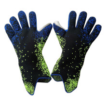 Soccer Goalie Gloves Goalkeeper Gloves with Fingersave-Green 6