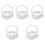 5pcs Heart-Shape Ring Pillow with Handle 4