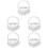 5pcs Heart-Shape Ring Pillow with Handle 7