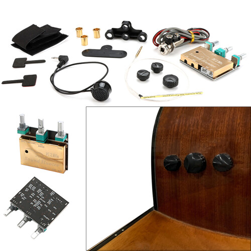 EQ Equalizer Preamp Piezo Guitar Pickup Active Piezo Pick Up 1