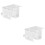 2pcs Acrylic Fish Tank Water Pipe Holder Clamp 6