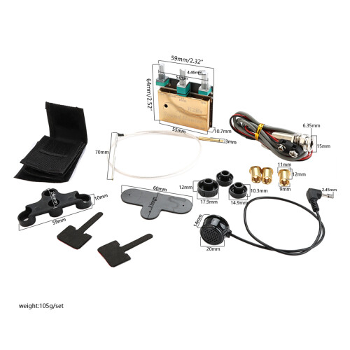 EQ Equalizer Preamp Piezo Guitar Pickup Active Piezo Pick Up 2