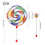 Lollipop Shape Hand Drum with Candy Drumstick Simple Percussion 3