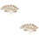 2pcs Rustic Jute Wedding Table Numbers 1-10 with Sticks 6