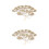 2pcs Rustic Jute Wedding Table Numbers 1-10 with Sticks 5