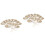 2pcs Rustic Jute Wedding Table Numbers 1-10 with Sticks 4