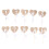 2pcs Rustic Jute Wedding Table Numbers 1-10 with Sticks 11