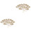 2pcs Rustic Jute Wedding Table Numbers 1-10 with Sticks 3