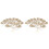 2pcs Rustic Jute Wedding Table Numbers 1-10 with Sticks 2