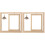2pcs Double Sided Rotating Wood Picture Frame with Lamp 4