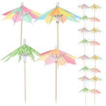 100pcs Cocktail Picks Umbrellas for Tropical Party