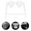 3 Pcs Fish Tank Feeding Circle Suction Cup Aquarium Supply 10