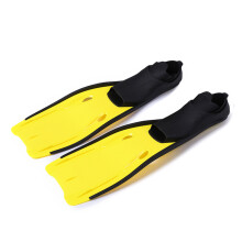 Diving Fins Adults Children Swimming Fins Beginner-Yellow S