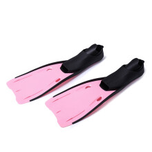 Silicone Fins Snorkeling Swimming Diving Floating Fins-pink S