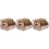 3 Sets Foldable Wedding Confetti Paper Cones with Tray 6