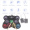 Electric Drum Set, 9 Drums Practice Pad Electronic Drum with 2