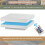 (White ) Square High Gloss Coffee Table with LED light 7