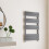 (Anthracite, 1000x600mm) Flat Panel Bathroom Heated Towel Rail Radiators 1