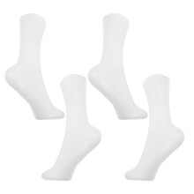 4 Pcs Realistic Female Foot Mannequin for Socks and Jewelry Display