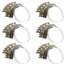 24Pcs Glitter Gold New Year Party Headbands Photo Booth Hair Props