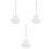 3pcs Simple Baking Tools Cake Shape Base Stands 3