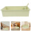 2 Sets Litter Box with Scoop for Small Animals 11