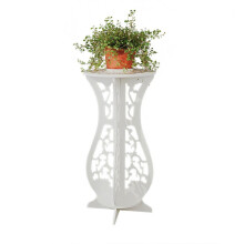 Plant Stand Indoor Flower Pot Base Space Saving Shelf for Living Room Balcony Succulent Plants Pots 20 Inch Wood