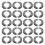 50pcs Metal Picture Frame Clips Backing Button Fasteners 1