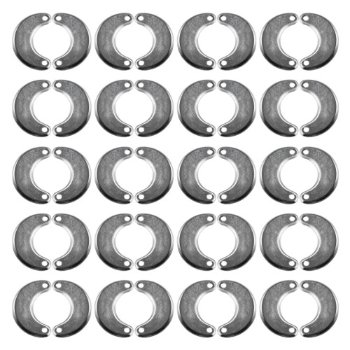 50pcs Metal Picture Frame Clips Backing Button Fasteners