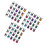 3 Sets 40pcs Plastic Halloween Spider Rings 7