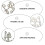 1Pc Unique Silver Alloy Cake Topper Party Insert Decorative Cake Pick 9