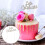 1Pc Unique Silver Alloy Cake Topper Party Insert Decorative Cake Pick 4