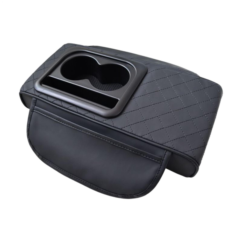 Arm Rest Cushion For Car Console Cover | Center Cup Holder Organizer For Truck And Rv | Compatible With All Vehicle Models 6447073483486