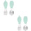 2 Sets Stainless Steel Baby Feeding Fork Spoon Training Tableware 6