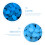 400 Pcs Glowing Aquarium Rocks Decors 9