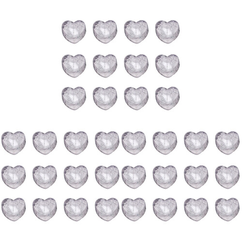 36 Pcs Heart Shaped LED Cubes for Drinks Party Decor 1