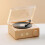 Portable Pink Record Player Bluetooth Speaker 5.0 3 Modes 7