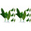 16 Pcs Betta Bed Leaf Hammock Fish Hideout Plastic Plants 2