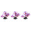 3pcs Purple Simulation Aquatic Plant Water Grass 3