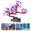 3pcs Purple Simulation Aquatic Plant Water Grass 9