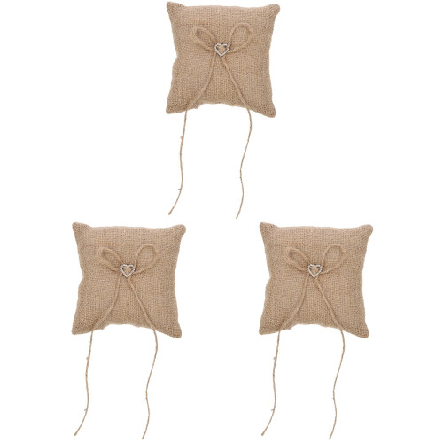 3 Pcs Wedding Ring Pillow Ring Cushion Holder 2