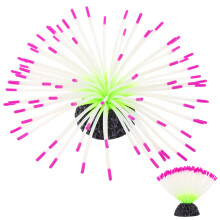 4pcs Aquarium Fake Plants Fluorescence Water Grass