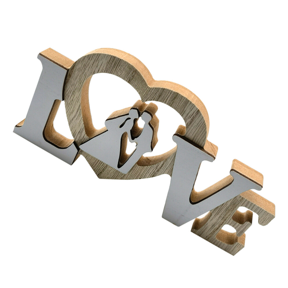 4pcs Wooden Letter Decoration Party Centerpiece-image-OPC-PKCFZHF-NEW