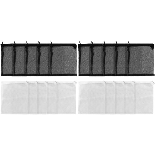 20 Pcs 40x40cm Aquarium Filter Bag Mesh Pouch 1