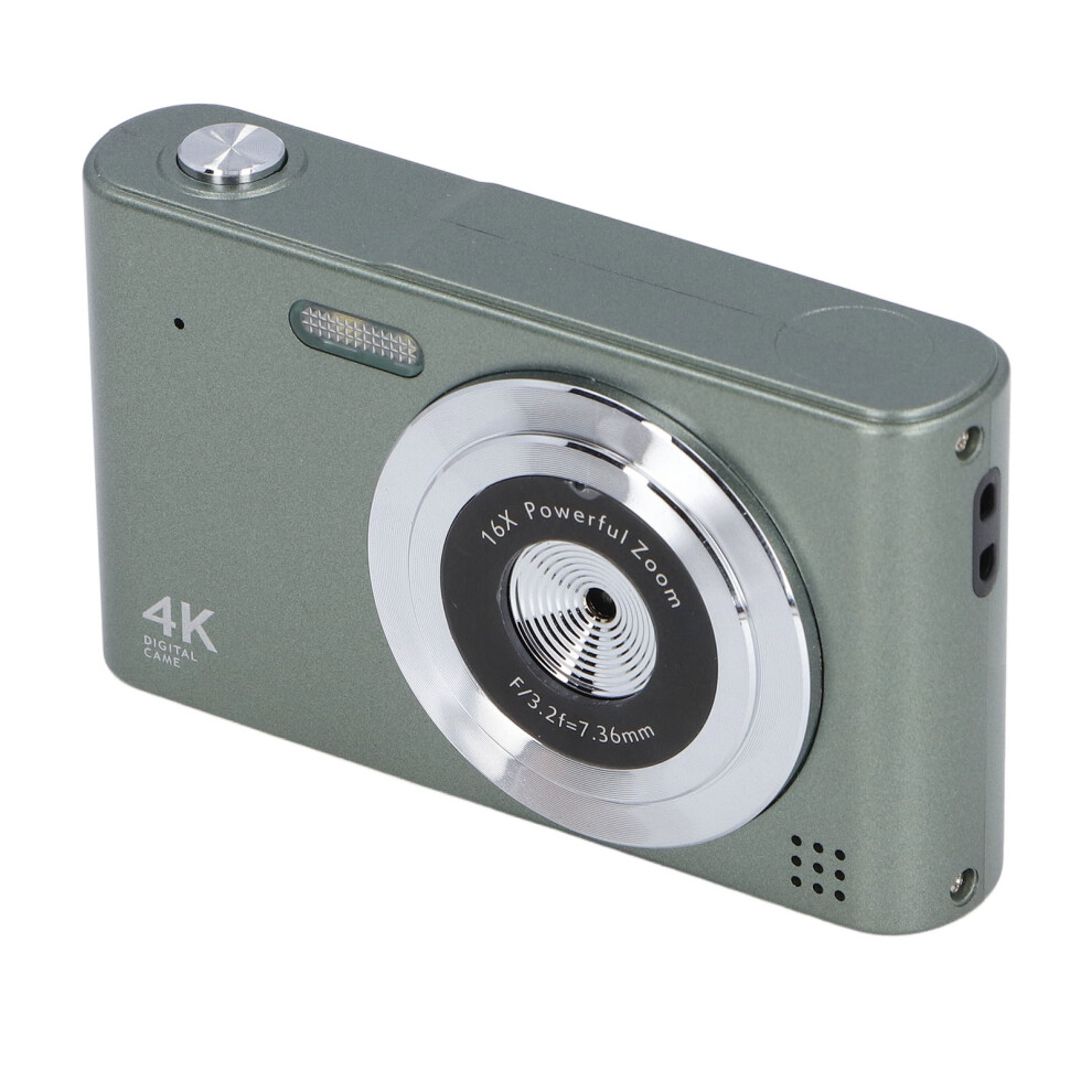 4K 48Mp Digital Camera With 16X Zoom, 2.4In Screen, Green 9481346806319