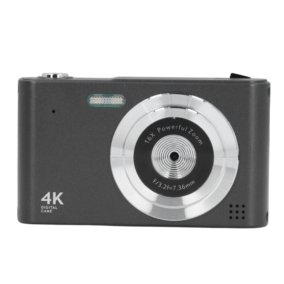 4K Hd Digital Camera 16X Zoom 48Mp, 2.4" Display, Black 9301346806242