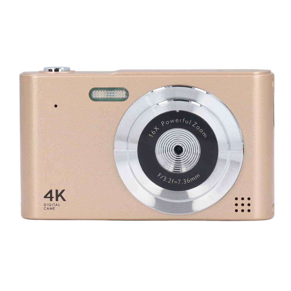 48Mp 4K Hd Digital Camera 16X Zoom 2.4In Ccd, Gold 3241346806285