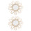 2pcs Rattan Woven Mirror Wall Decor Art Craft 5